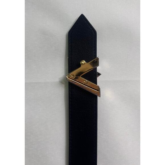 Louis Vuitton LV Twist Gold Silver 30MM Epi Leather Women’s Belt Size 32 - Picture 13 of 16